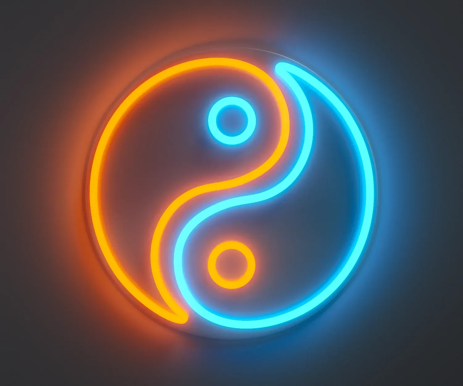 Yin Yang LED Neon Sign