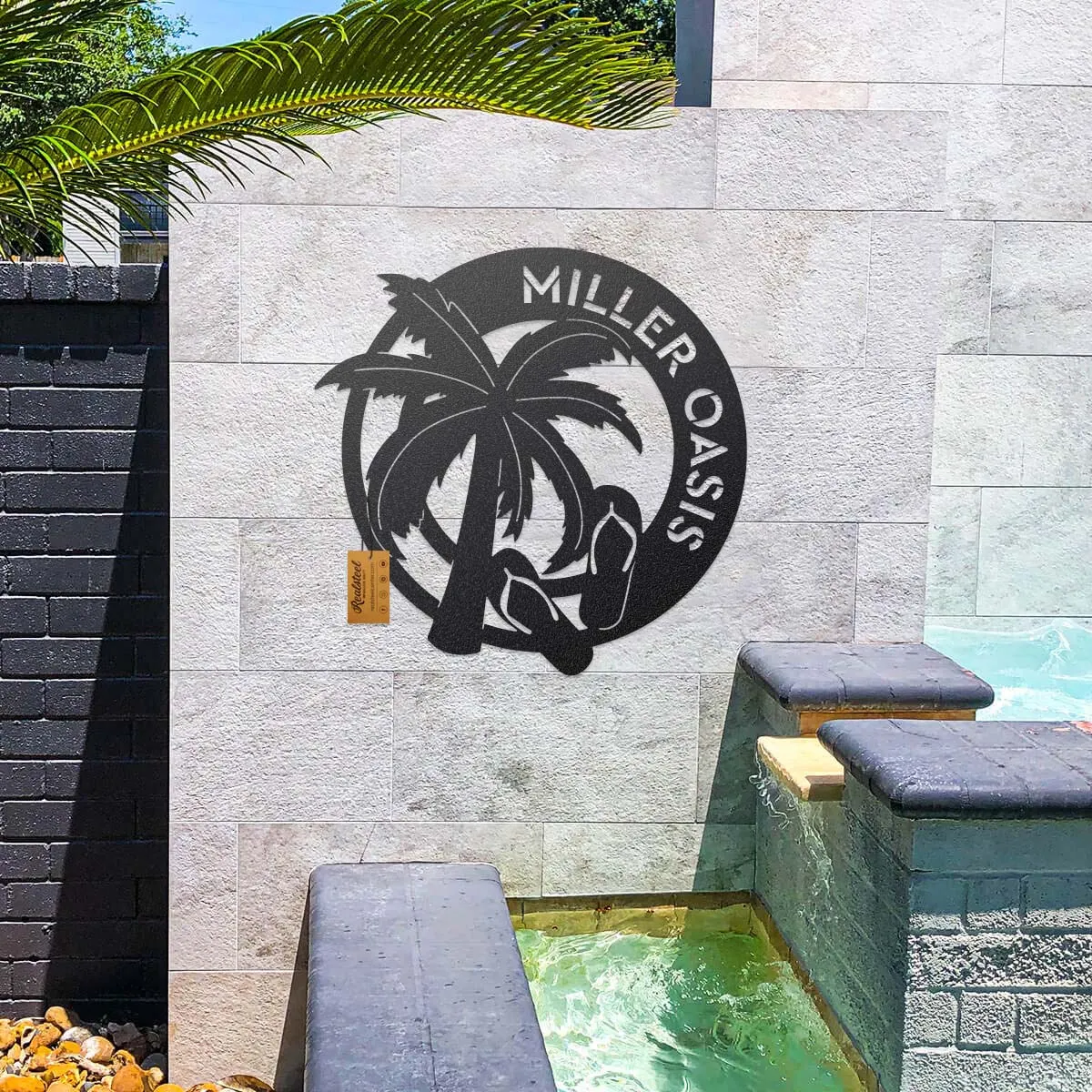 Tropical Oasis Monogram