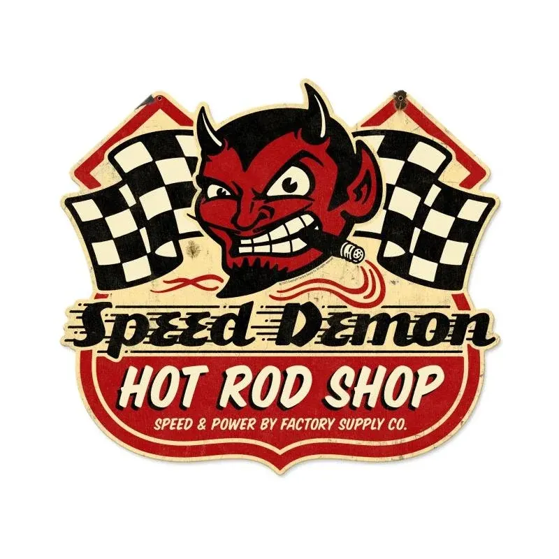 FSC002 – Speed Demon Hrshop Vintage Sign