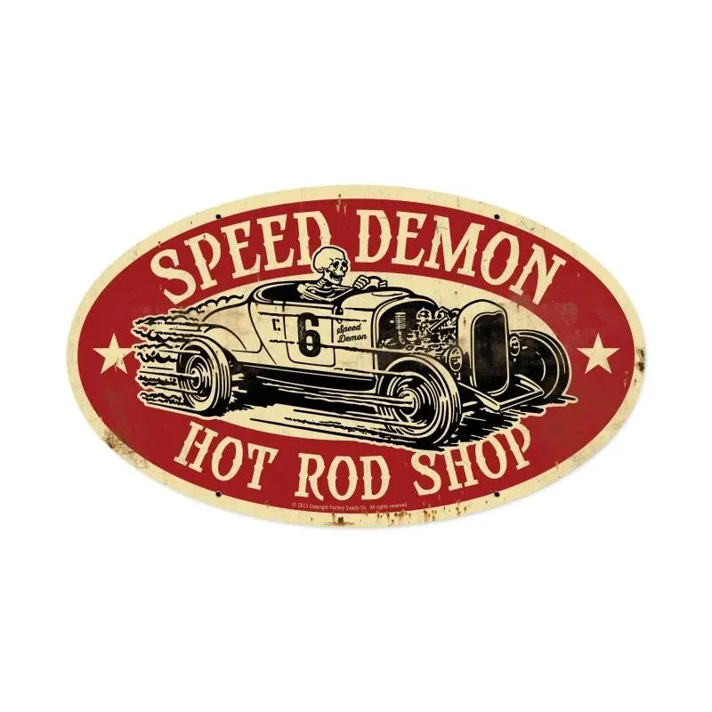FSC005 – Speed Demon Hrshop Vintage Sign