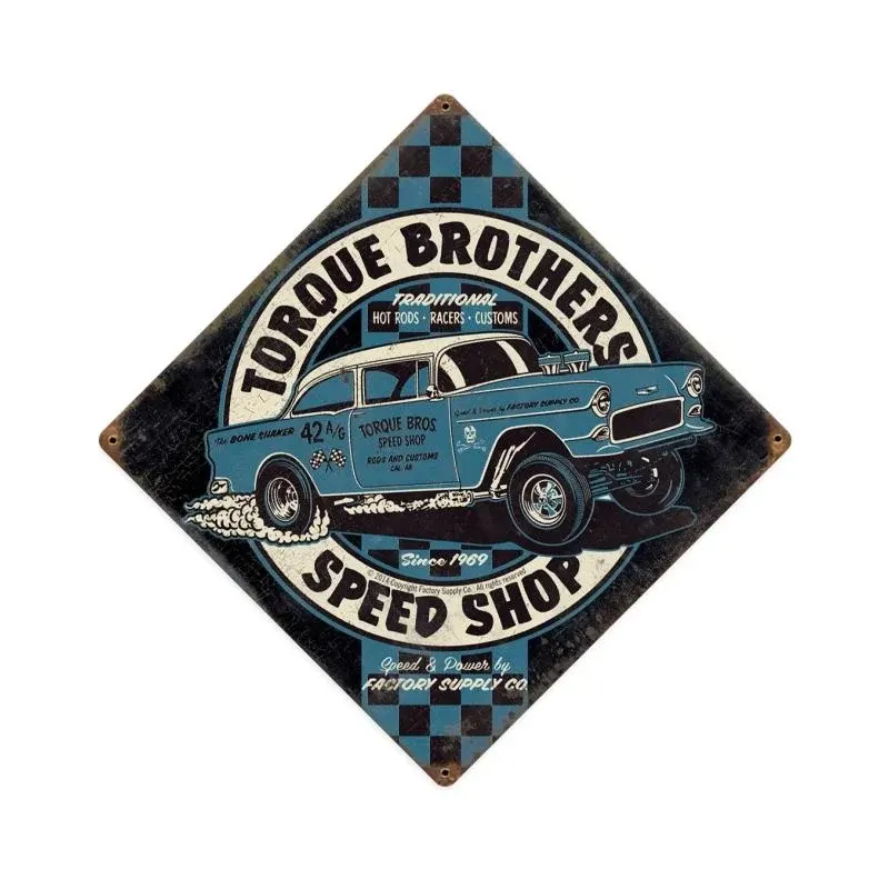 FSC006 – Torque Bros Speedshop Vintage Sign