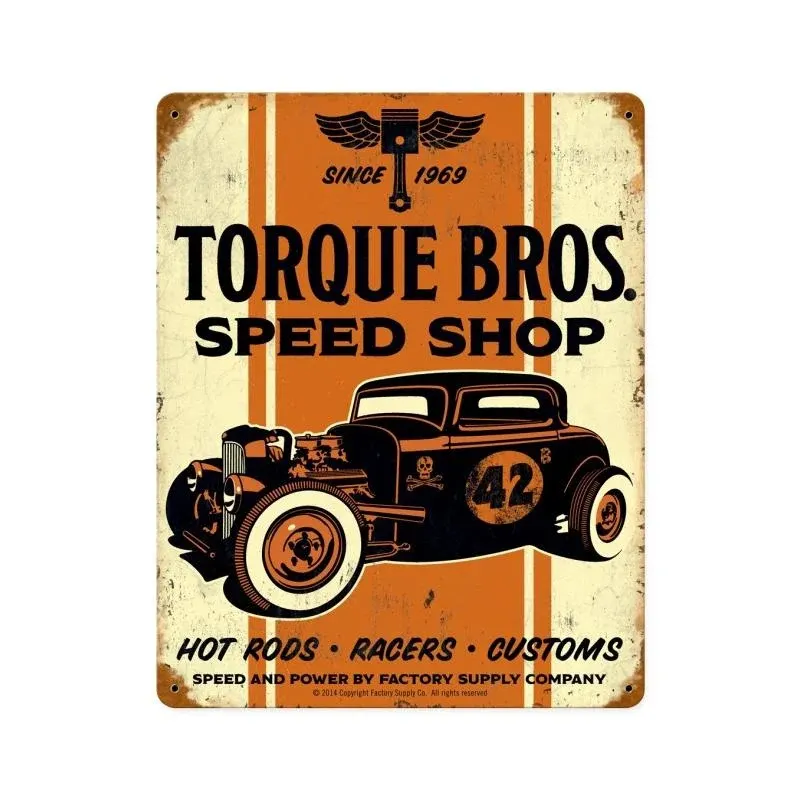 FSC013 – Torque Brothers 32 Coupe Vintage Sign
