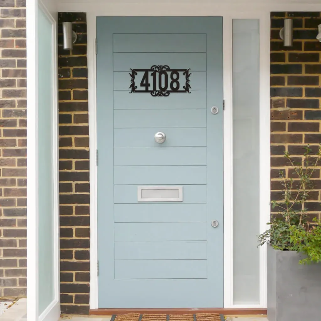 Home Number Monogram